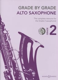 Grade by Grade #2 Alto Saxophone and Piano BK/CD cover